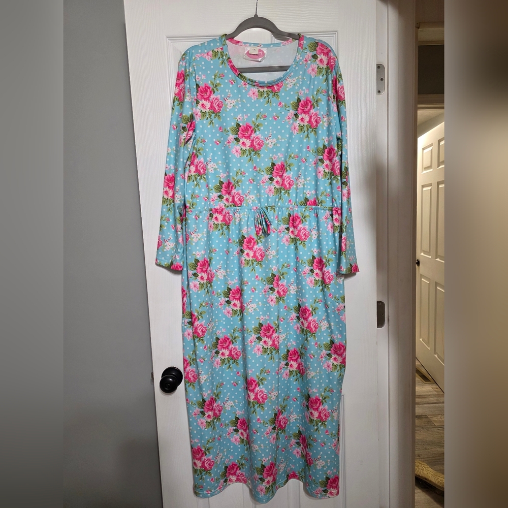 Floral Long Sleeve Dress